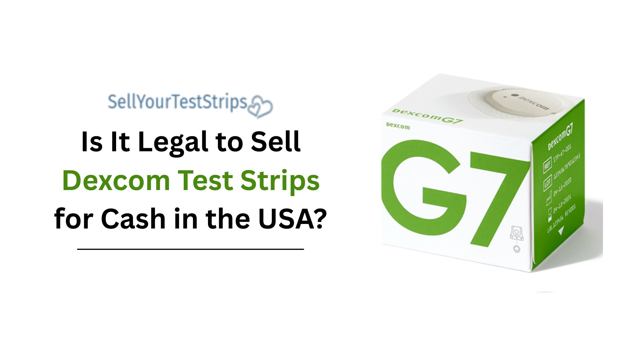 Sell Dexcom test strips for cash in USA