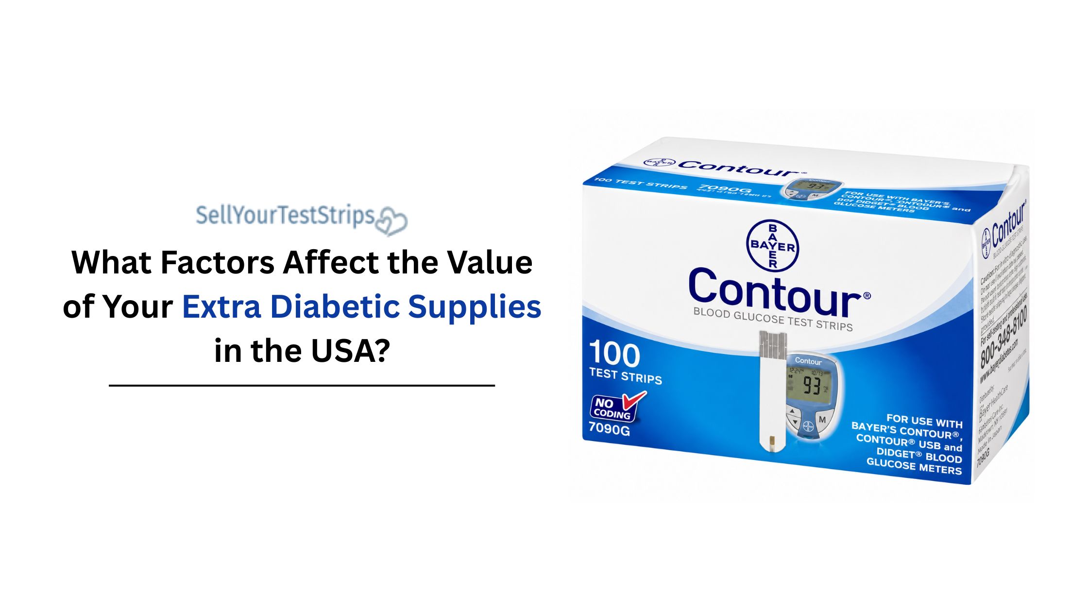 Sell extra diabetic supplies for cash