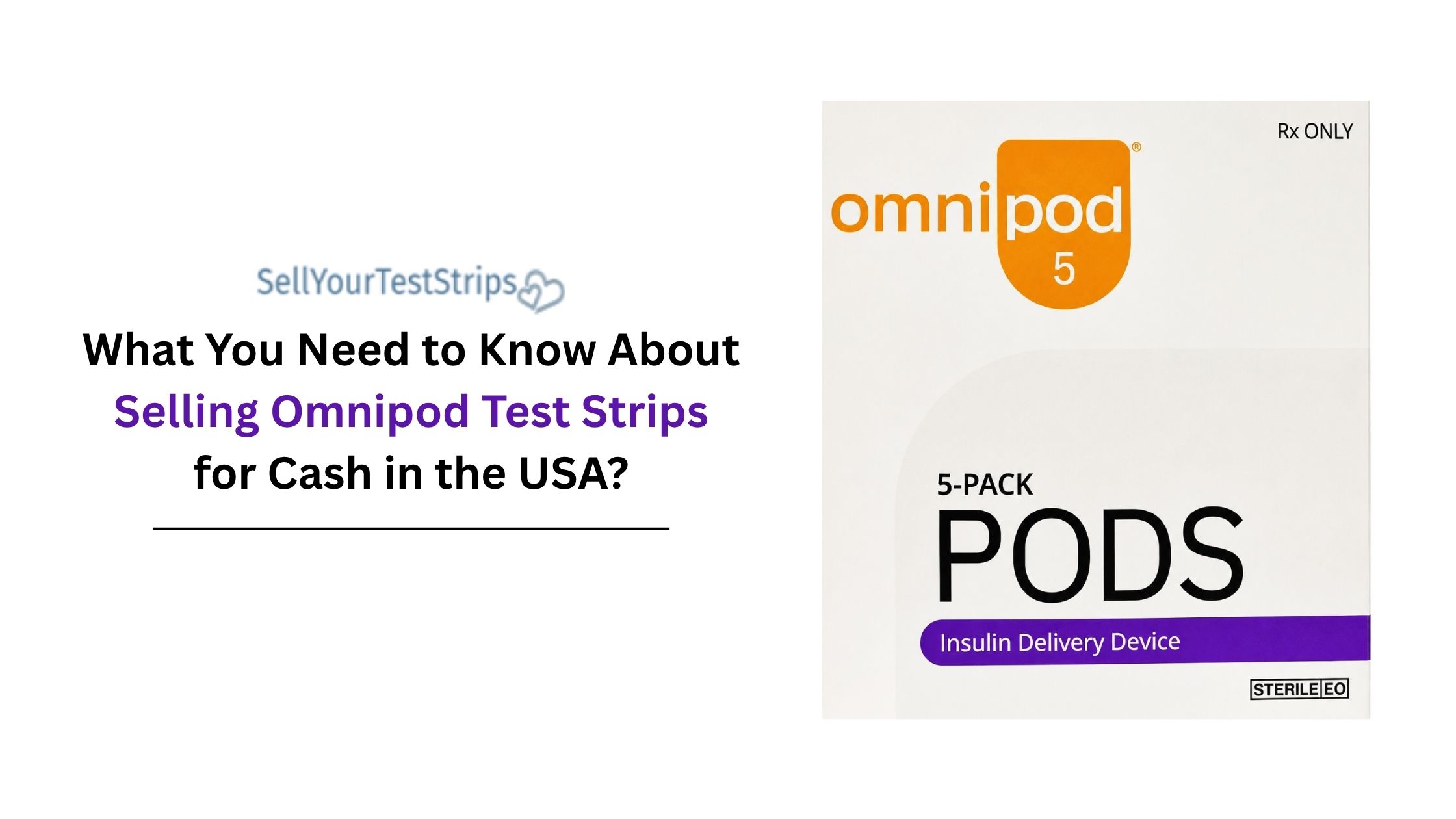 Sell Omnipod Test Strips for Cash